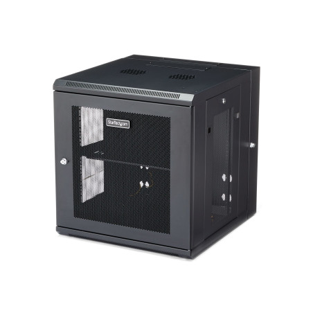 Rack Abisagrado De Pared 12U Con 24 Pulgadas De Profundidad | APLIUM