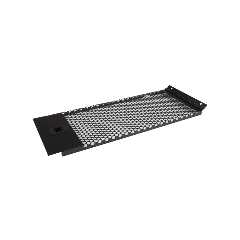 4U Vented Blank Panel with Hinge