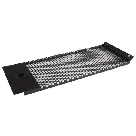 4U Vented Blank Panel with Hinge