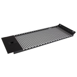 4U Vented Blank Panel with Hinge