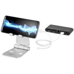 Smartphone And Tablet Stand Portable And Foldable - Aluminum | APLIUM