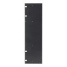 APC - Cubierta de panel de gestión de cable de bastidor - negro (paque