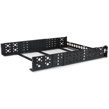 2U Fixed 19IN Adjustable Depth Universal Server Rack Rails U | APLIUM