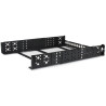 2U Fixed 19IN Adjustable Depth Universal Server Rack Rails U | APLIUM