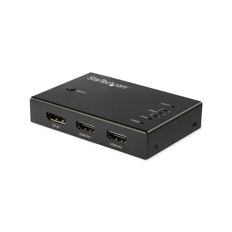 StarTech.com 4 Port HDMI Video Switch - 3x HDMI & 1x DisplayPort - 4K