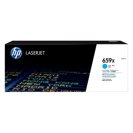 HP 659X High Yield Cyan Org LaserJet Toner Cartridge | APLIUM