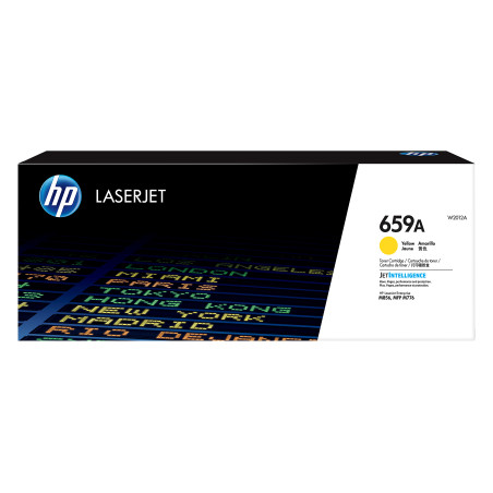 HP 659A Yellow Original LaserJet Toner Cartridge | APLIUM