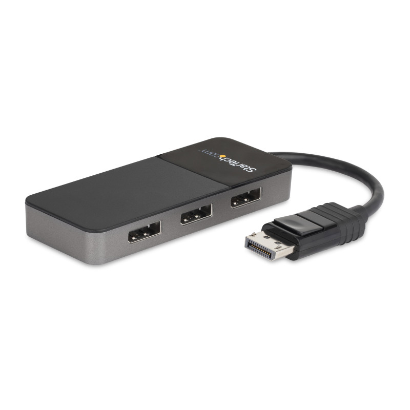 StarTech.com 3-Port Multi Monitor Adapter, DisplayPort 1.4 to 3x 4K DP
