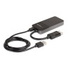 StarTech.com 3-Port Multi Monitor Adapter, DisplayPort 1.4 to 3x 4K DP