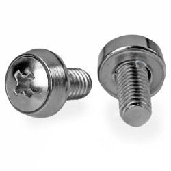 12-24 Server Rack Screws 50 Pack - Nickel-plated | APLIUM