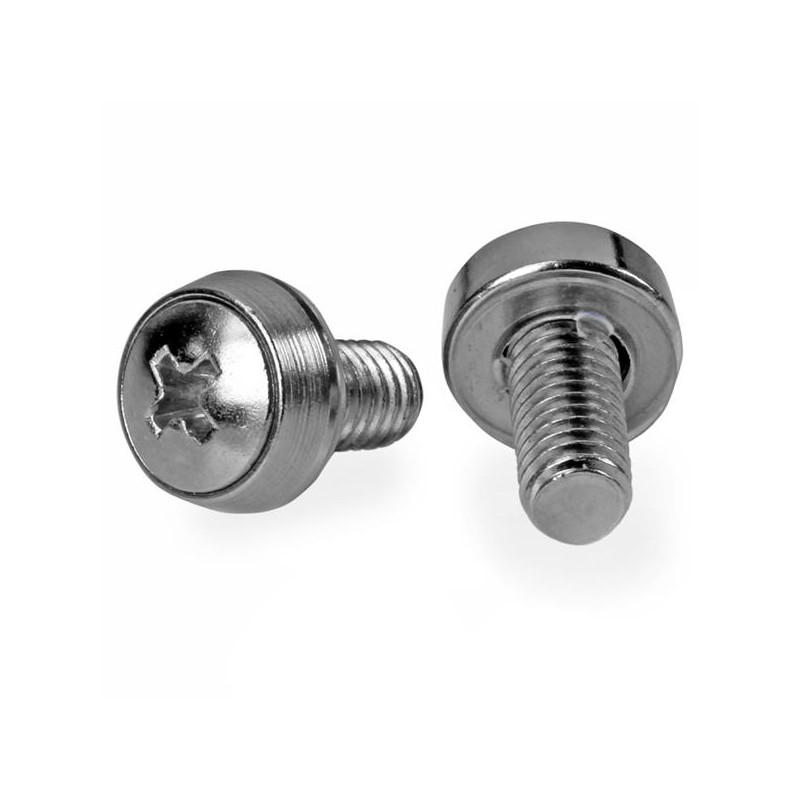 12-24 Server Rack Screws 50 Pack - Nickel-plated | APLIUM