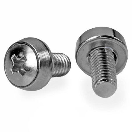 12-24 Server Rack Screws 50 Pack - Nickel-plated | APLIUM