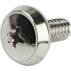 12-24 Server Rack Screws 50 Pack - Nickel-plated | APLIUM