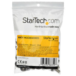 12-24 Server Rack Screws 50 Pack - Nickel-plated | APLIUM