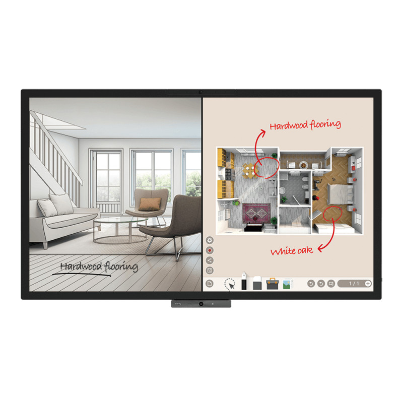 BenQ DuoBoard CP6501K - 65" Clase diagonal CP Series pantall | APLIUM