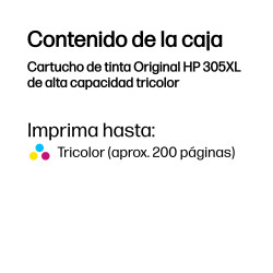 HP 305XL - 5 ml - Alto rendimiento - color (cian, magenta, amarillo) -