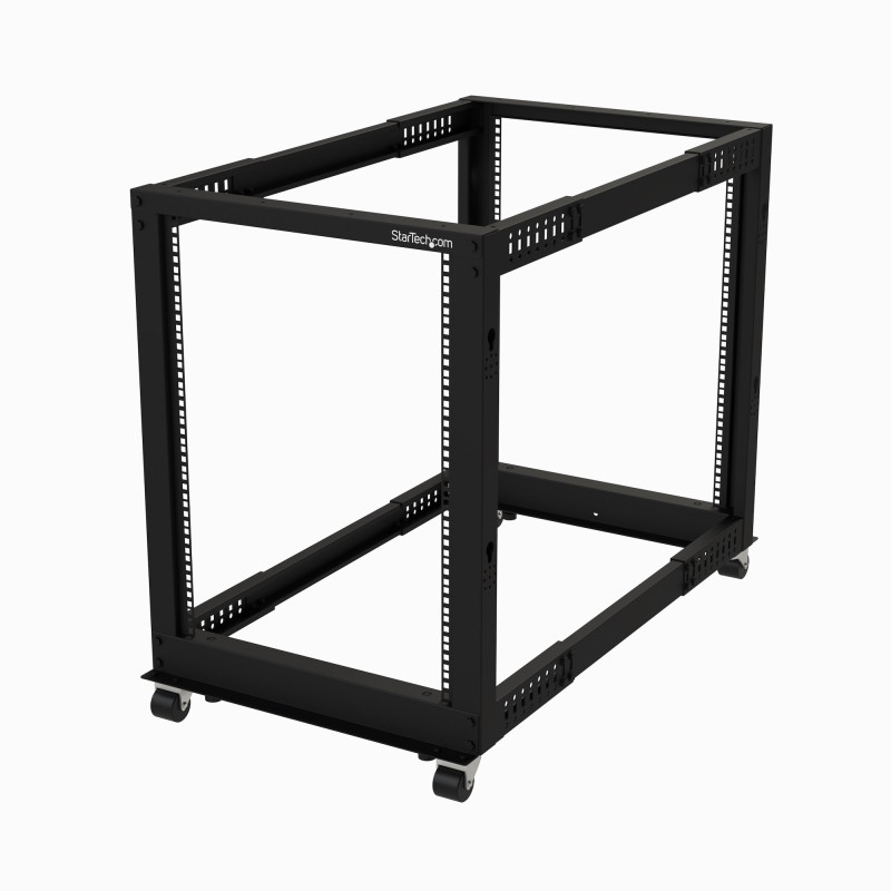 15U Open Frame Rack - 4 Post - 22-40 In. Adjustable Depth | APLIUM
