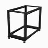15U Open Frame Rack - 4 Post - 22-40 In. Adjustable Depth | APLIUM