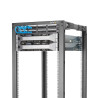 15U Open Frame Rack - 4 Post - 22-40 In. Adjustable Depth | APLIUM