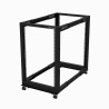 18U Open Frame Rack - 4 Post - 22-40 In. Adjustable Depth | APLIUM