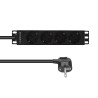 10?? 4-way Schuko outlets