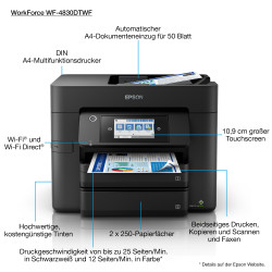 WF-4830DWF 4800X1200DPI 30PPM A4 PRNT/CPY/SCN/FAX | APLIUM