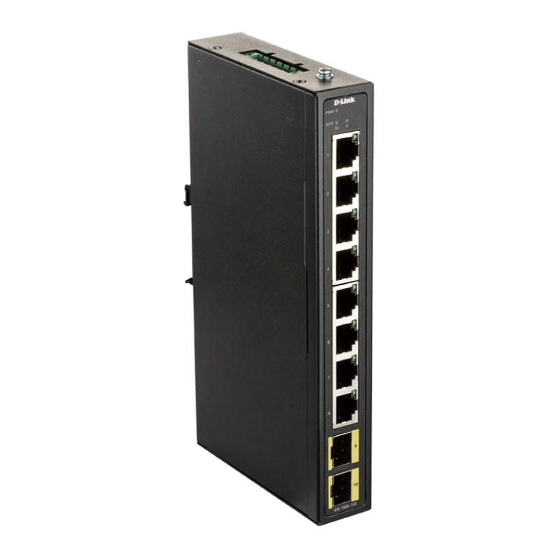 8-PORT Gb Industrial Switch Incl. 2 X 100/1000M SFP | APLIUM