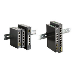 8-PORT Gb Industrial Switch Incl. 2 X 100/1000M SFP | APLIUM