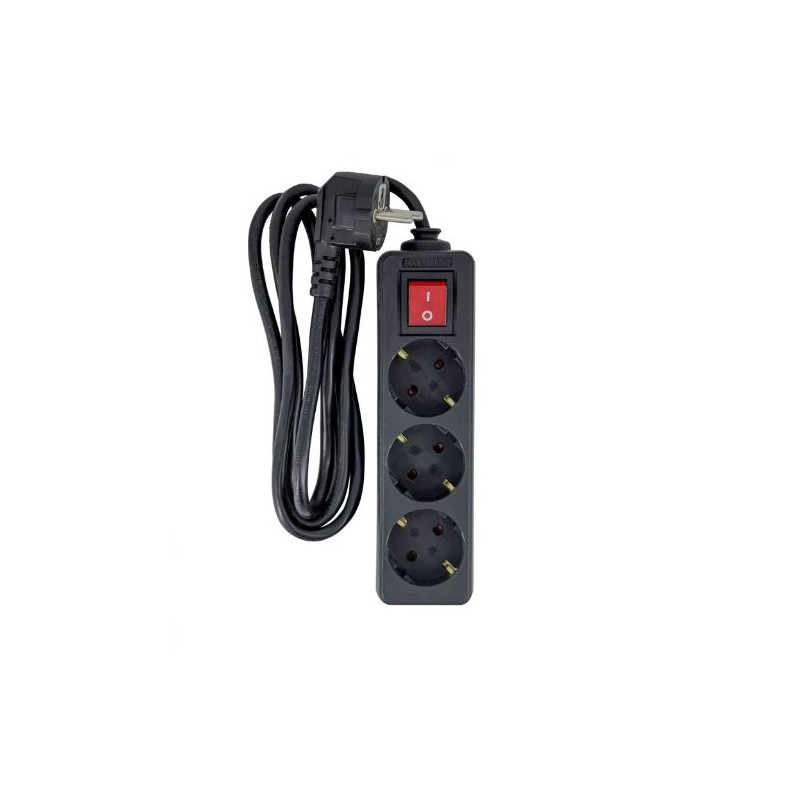 3-way Schuko Power Strip