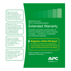 APC Extended Warranty - Contrato de servicio ampliado (exten | APLIUM