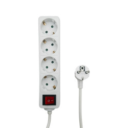 4-way Schuko Power Strip