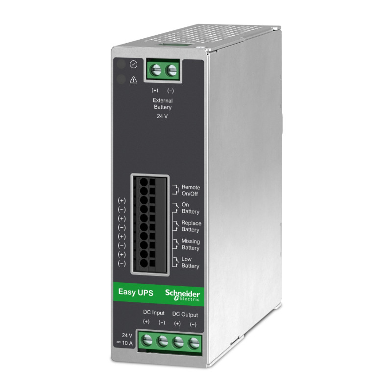 Din Rail Mnt Sw Pw Supp Bat Back Up 24V