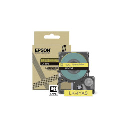 Epson LabelWorks LK-4YAS - Gris sobre amarillo - rollo (1,2 cm x 8 m)