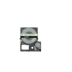 Epson LabelWorks LK-4GAS - Gris sobre verde - rollo (1,2 cm | APLIUM