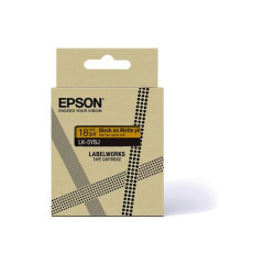 Epson LabelWorks LK-5YBJ - Negro sobre amarillo mate - rollo (1,8 cm x