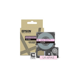 Epson LabelWorks LK-4PAS - Rosa suave/gris - rollo (1,2 cm) 1 cinta(s)