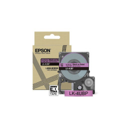 Epson LabelWorks LK-4UBP - Negro sobre violeta - rollo (1,2 cm x 8 m)