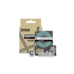 Epson LabelWorks LK-5TWJ - Blanco sobre transparente mate - rollo (1,8
