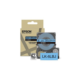 Epson LabelWorks LK-6LBJ - Negro sobre azul mate - rollo (2,4 cm x 8 m