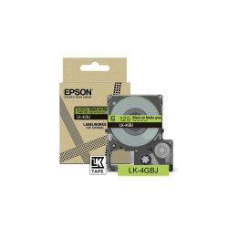 Epson LabelWorks LK-4GBJ - Negro sobre verde mate - rollo (1,2 cm x 8