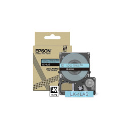 Epson LabelWorks LK-4LAS - Gris sobre azul - rollo (1,2 cm x 8 m) 1 ci