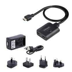 2-PORT HDMI Splitter 1 In 2 Out 4K HDMI 2.0 DISPLAY/OUTPUT S | APLIUM
