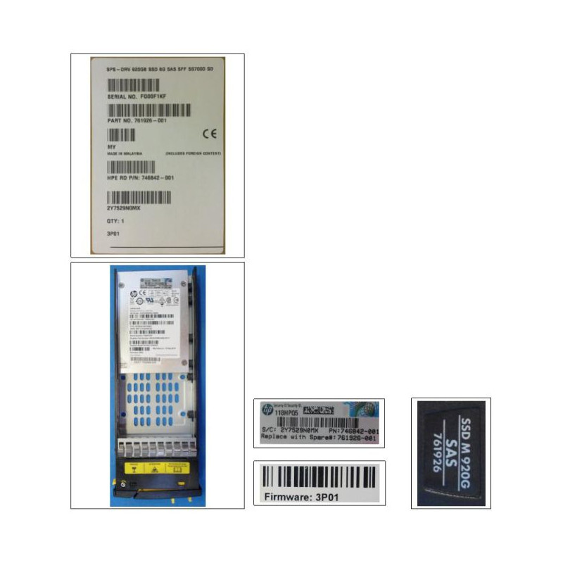 DRV 920GB SSD 6G SAS SFF