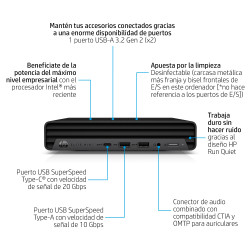 HP Elite 800 G9 - Sobremesa mini Core i5 12500 / hasta 4.6 G | APLIUM