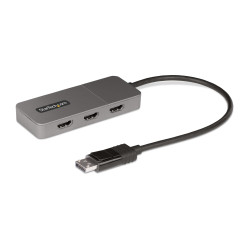 StarTech.com Hub MST de 3 Puertos - DisplayPort a 3x HDMI 4K60 - Divis