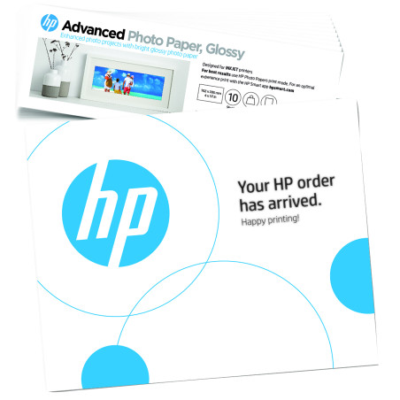 HP Paper/Adv Photo Gloss 4x12in 10s