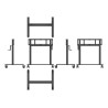 Synetech HST01 - Carrito - para soporte de visor - negro - t | APLIUM