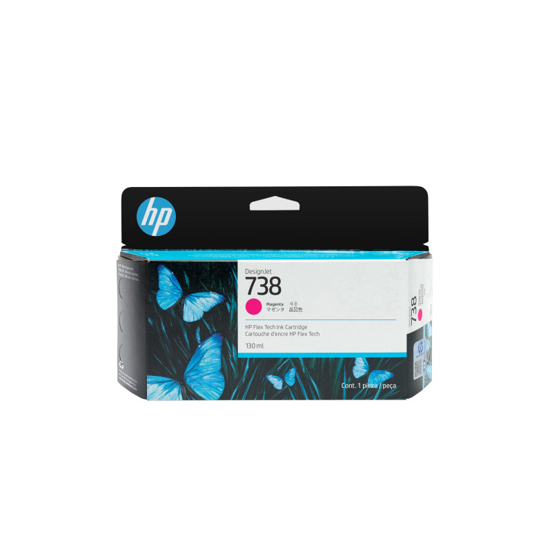 738 130-ML Magenta DesignJet Ink Cartridge | APLIUM