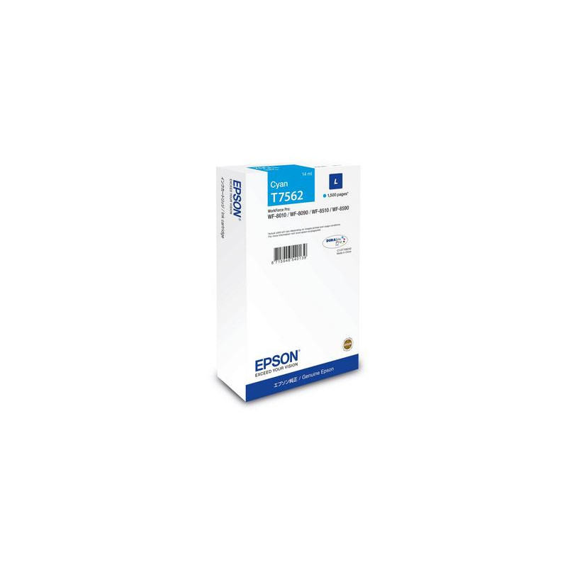 Epson T7562 - 14 ml - Tamaño L - cián - original - cartucho | APLIUM