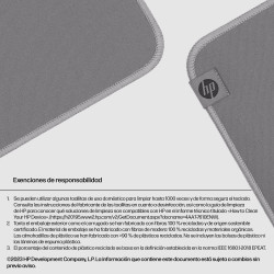 HP 105 - Alfombrilla de ratón - desinfectable - gris | APLIUM